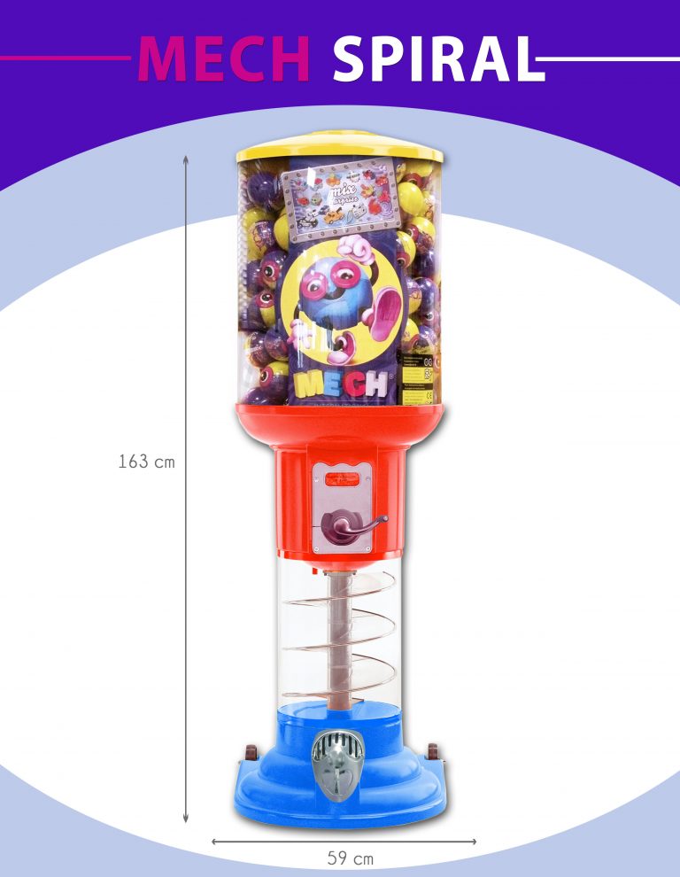 Mech Spiral bolas lilas